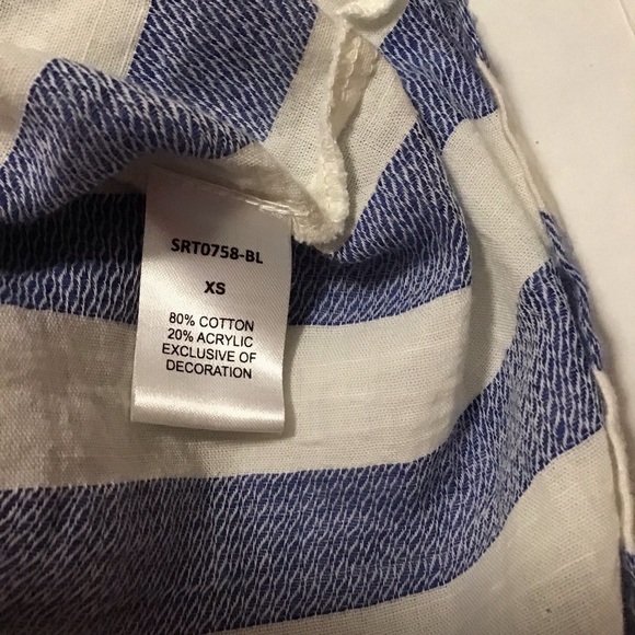 Altar’d State women’s boho tassel tie top stripe multicolor - Picture 6 of 6